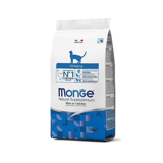 Monge Urinary Adult Urinary super premium sausas pašaras katėms su vištiena 1,5kg