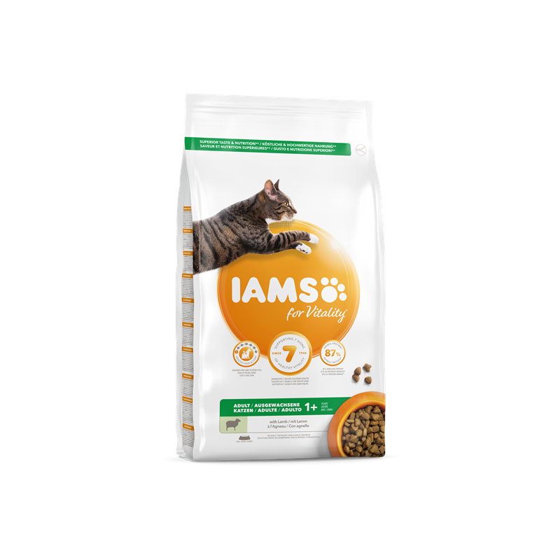 IAMS Adult Cat (ėriena) 10kg
