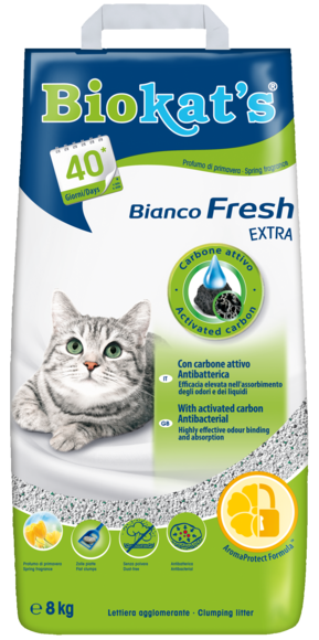 Biokat's Bianco Fresh Extra sušokantis kraikas katėms 8kg