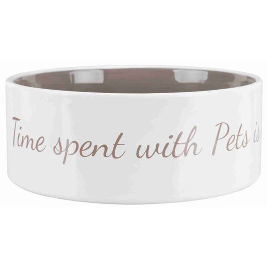 TRIXIE Pet's Home Dubenėlis, keramika, 0.3 l, ø 12 cm, cream-smėlio