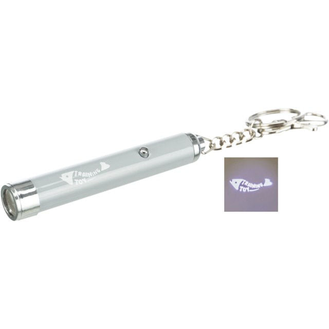 Žaislas katei Trixie LED pointer Catch the Light, 8 cm, pilka