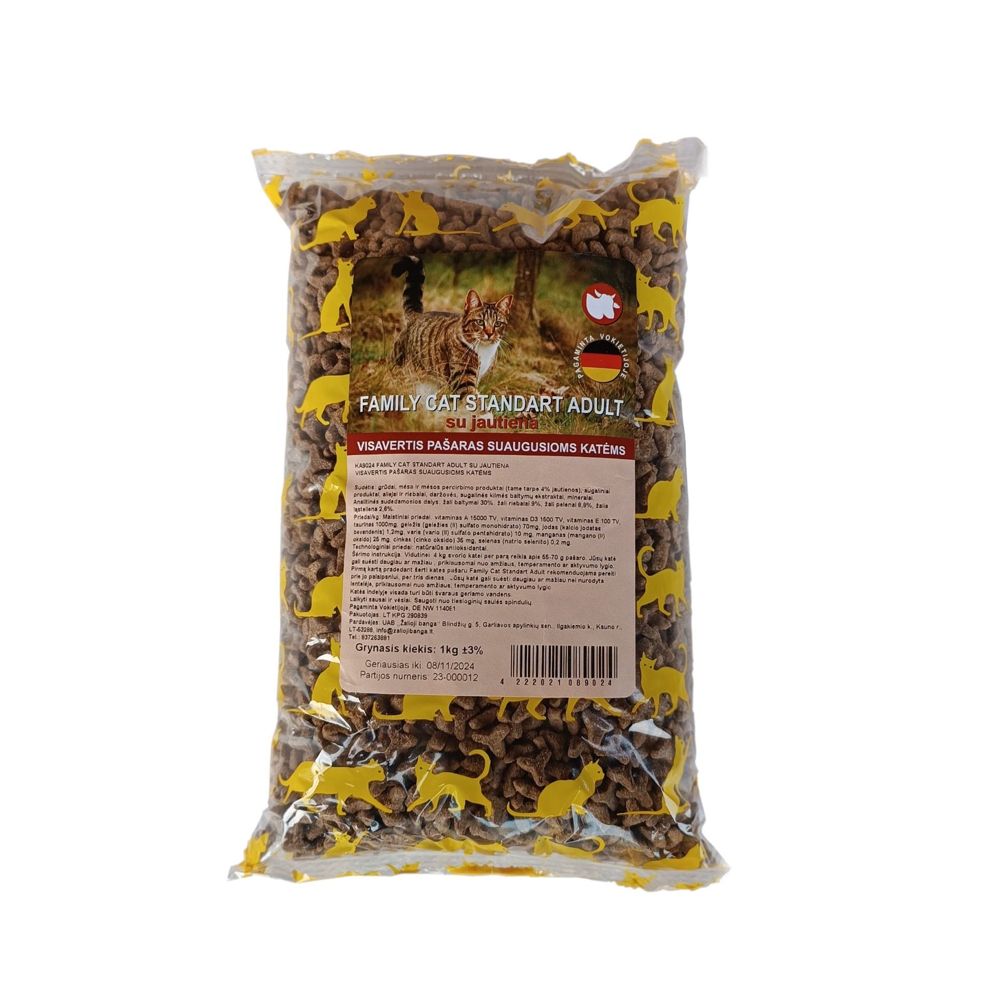 Family Cat Standart Adult su jautiena 1kg