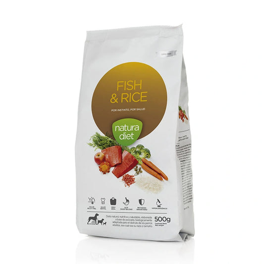 Natura Diet Fish & Rice sausas maistas šunims