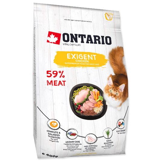 Ontario Cat Exigent 0,4kg (Išrankioms)
