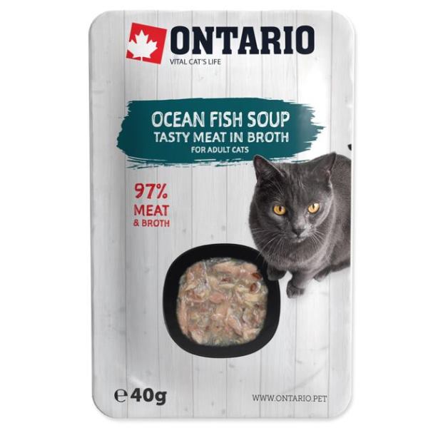 Ontario Cat Soup Ocean Fish with vetebles 40g (Sriuba)