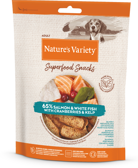 NV Super Food Snacks (lašiša) 85 g