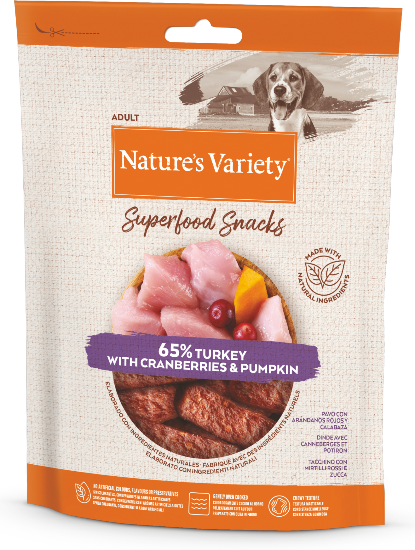 NV Super Food Snacks (kalakutiena) 85 g