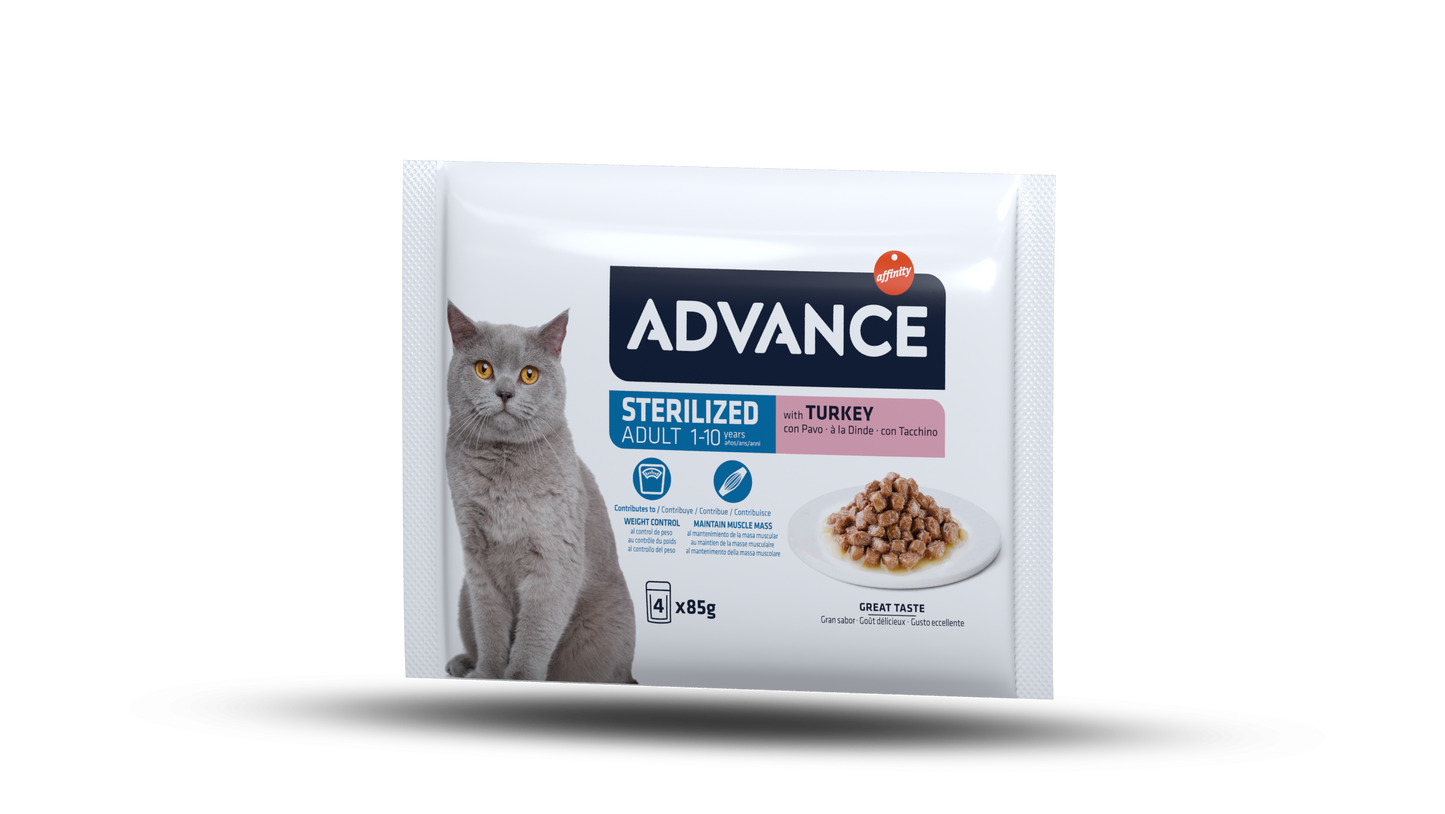 AC Wet Sterilized Turkey Flow 4*85g