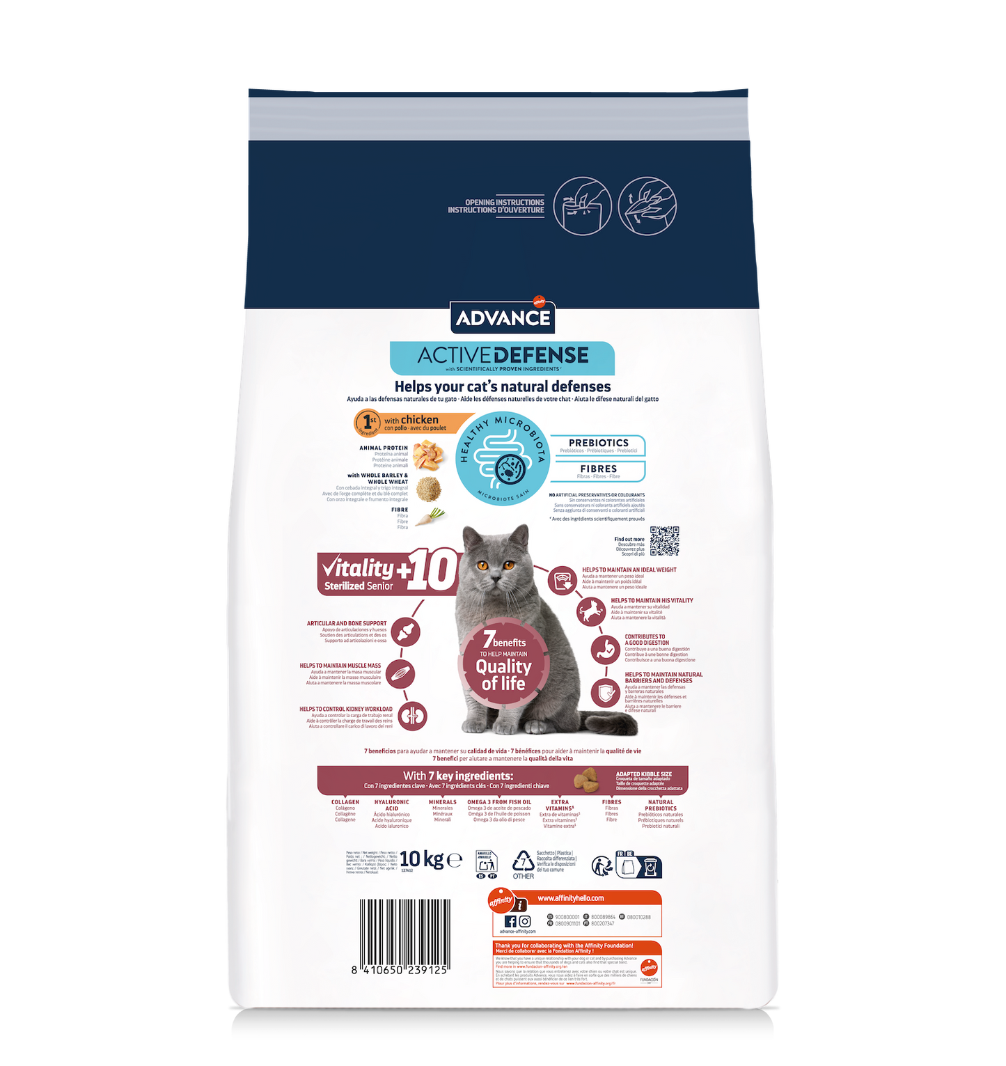 Sterilized Senior Vitality +10m 10 kg