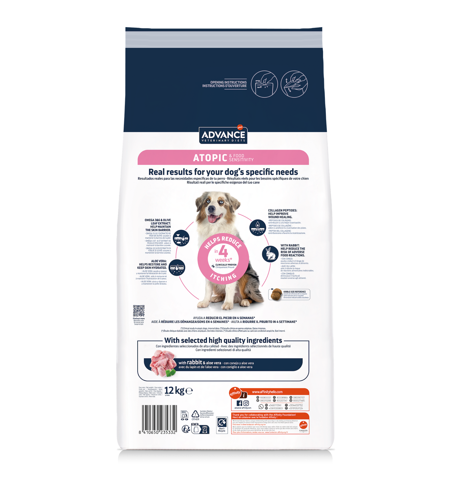 Atopic Dog Med/Max (triušiena) 12 kg
