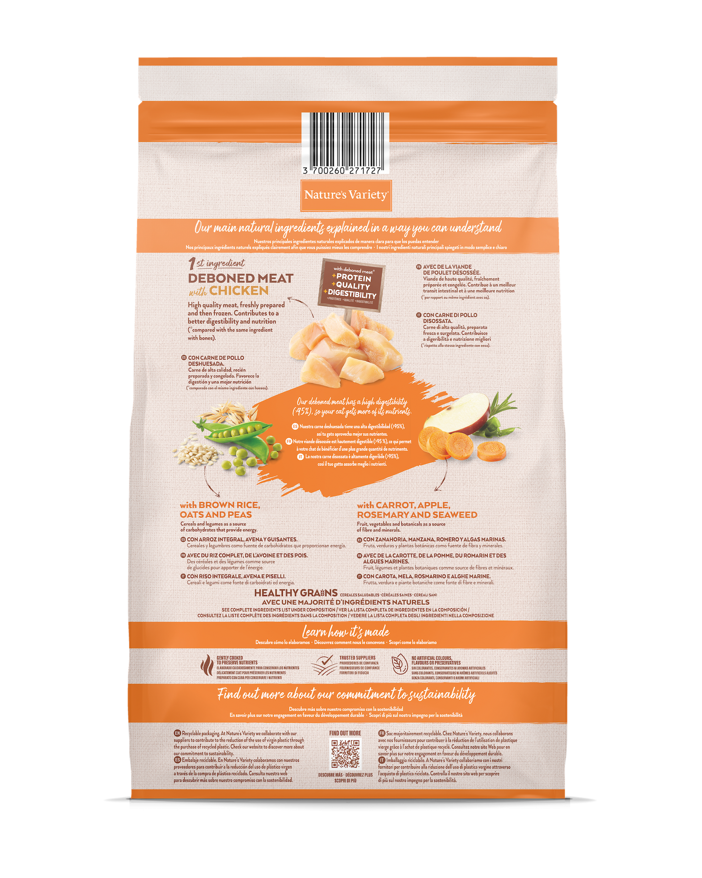 Healthy Grain Adult Cat (vištiena) 7 kg