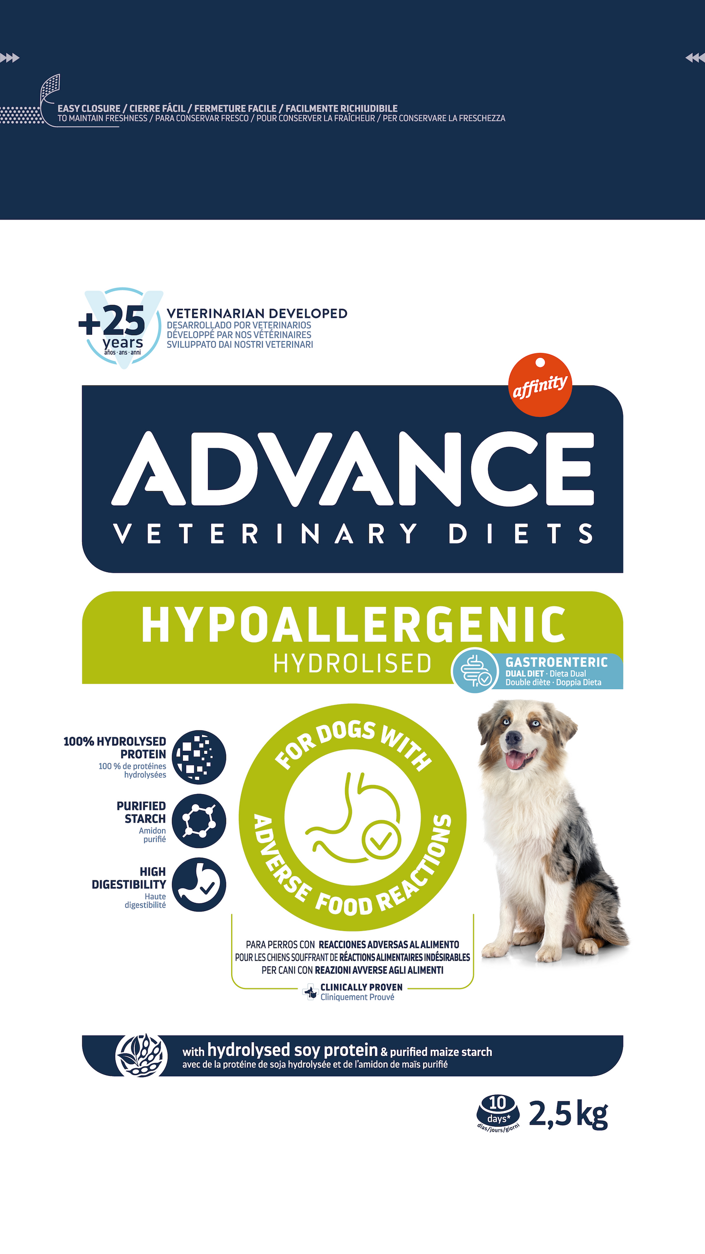 Hypoallergenic dog 2,5 kg