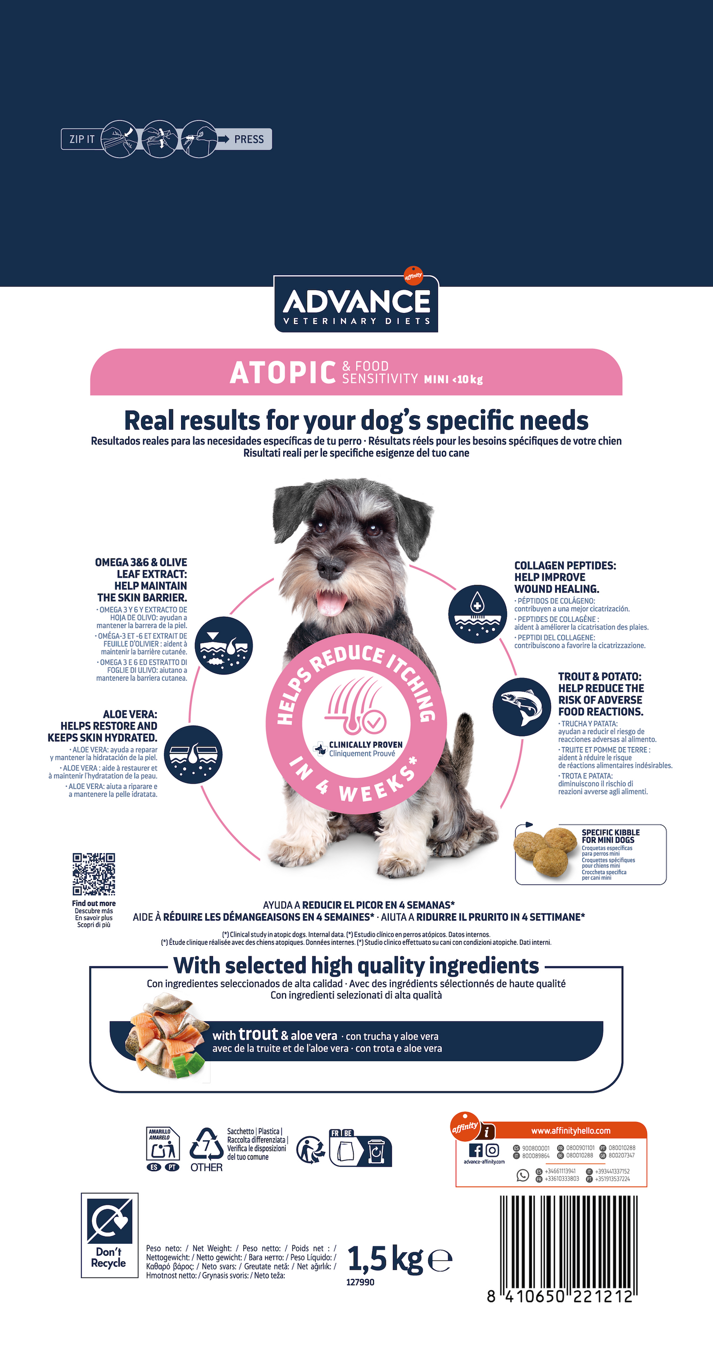 Atopic Mini (upėtakis) 1,5 kg