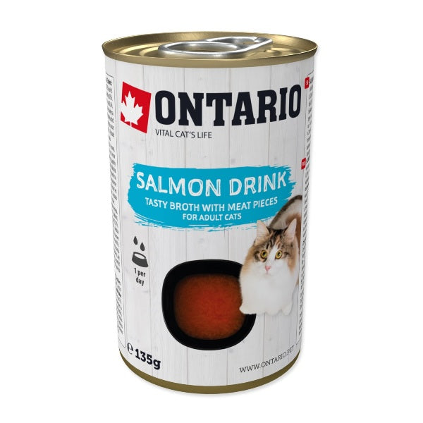 Ontario Cat Drink Salmon 135g (gėrimas)
