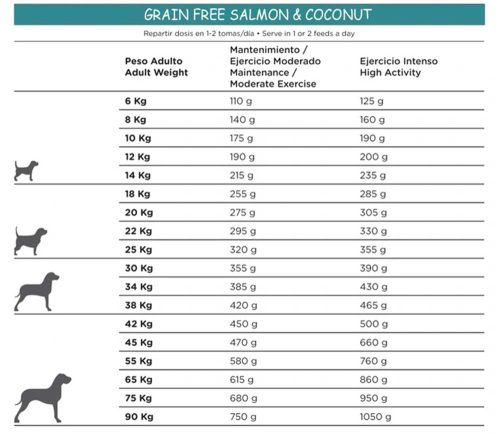 Salmon & Coconut Natural Recipe begrūdis sausas maistas šunims 3kg