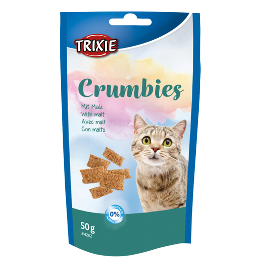 TRIXIE Crumbies skanėstai katėms su salyklu 50 g
