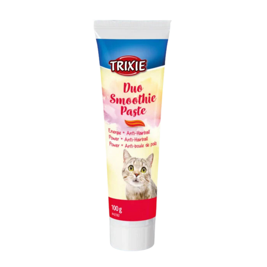 TRIXIE Duo Smoothie energiją stiprinanti ir virškinimą gerinanti pasta katėms, 100 g