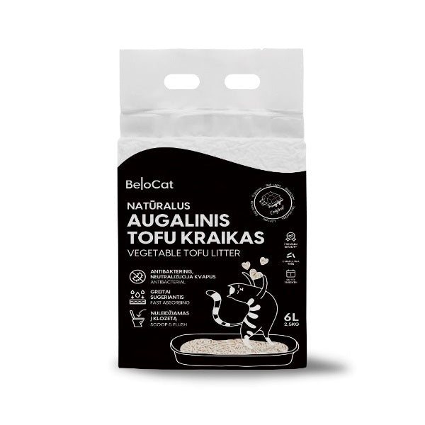 Belocat TOFU kraikas 6L/2,5kg (Original bekvapis)