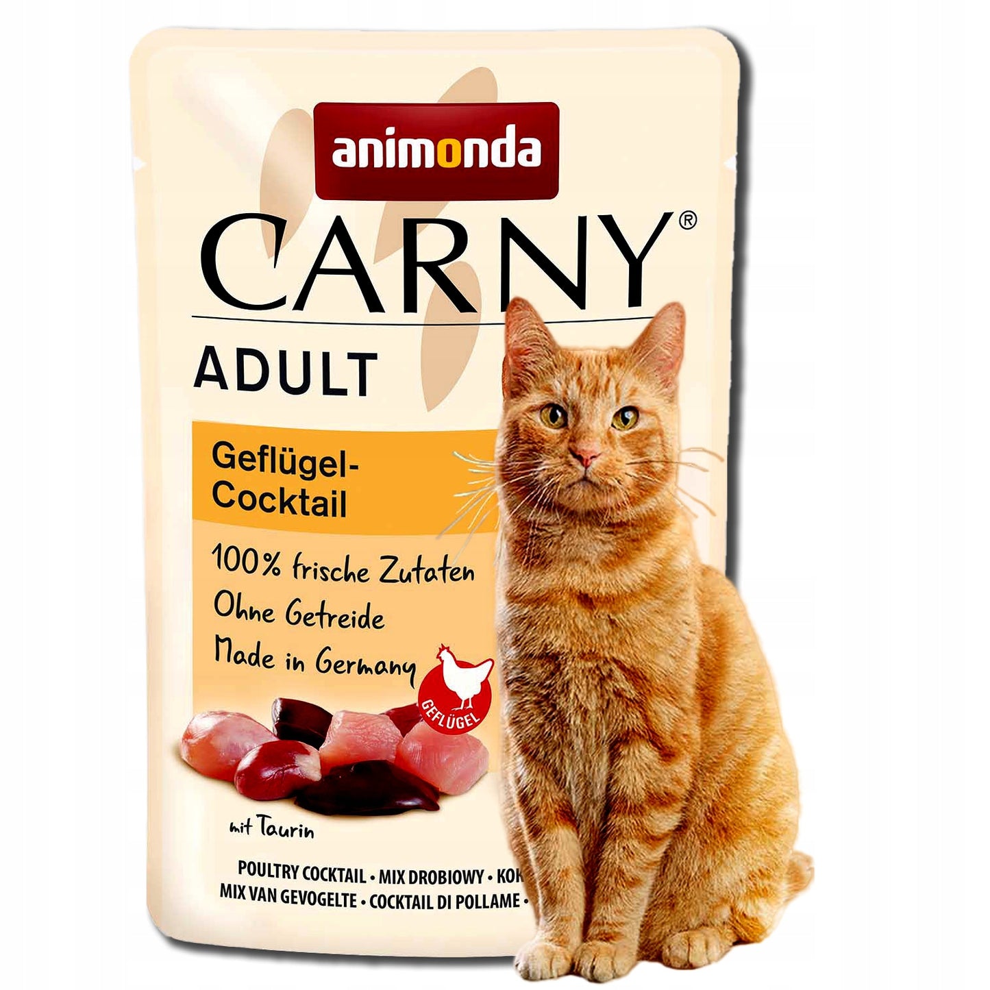 Animonda Carny Adult - šlapias kačių maistas įvairių skonių rinkinys 8x85g