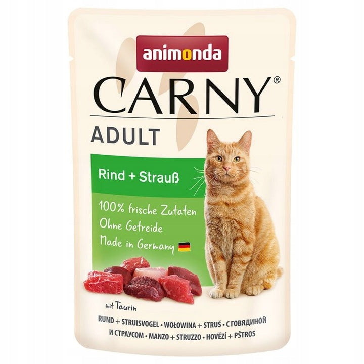 Animonda Carny Adult - šlapias kačių maistas įvairių skonių rinkinys 8x85g