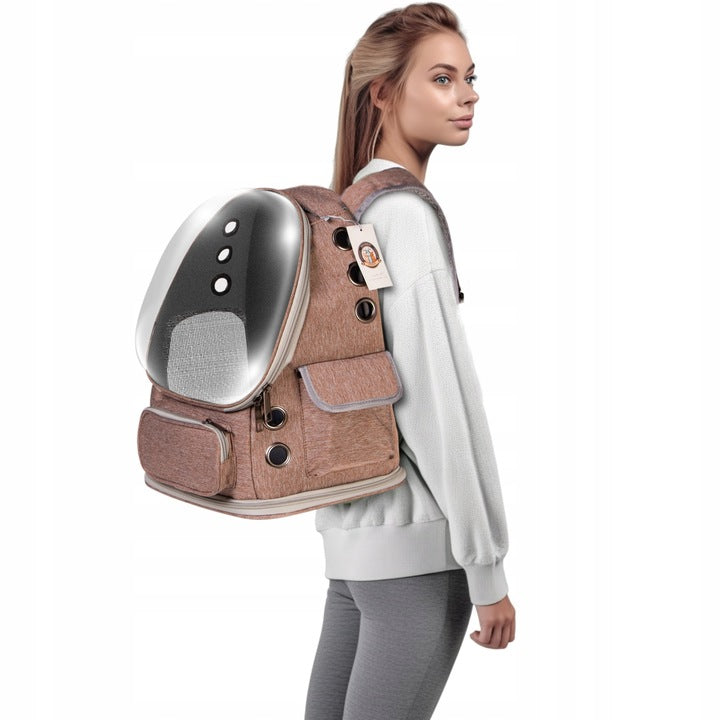 Katės transportavimo kuprinė