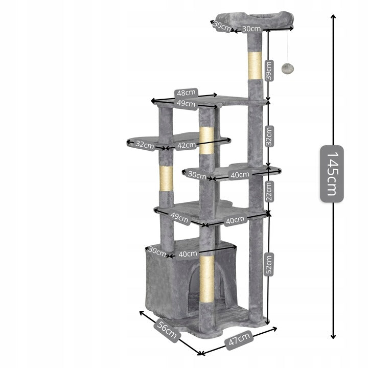 Kačių draskyklė "Domi" XXL 145 cm