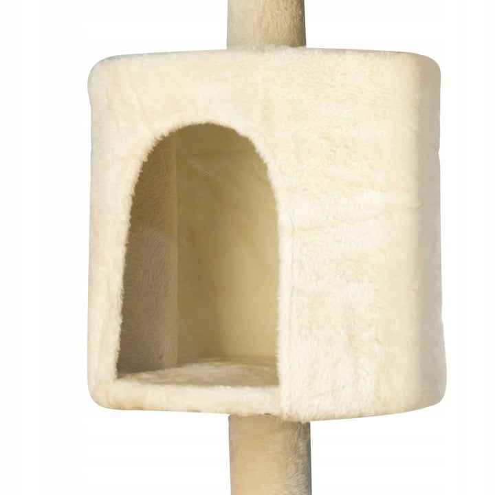 Kačių draskyklė "TomiDomi" smėlio spalvos 116 cm