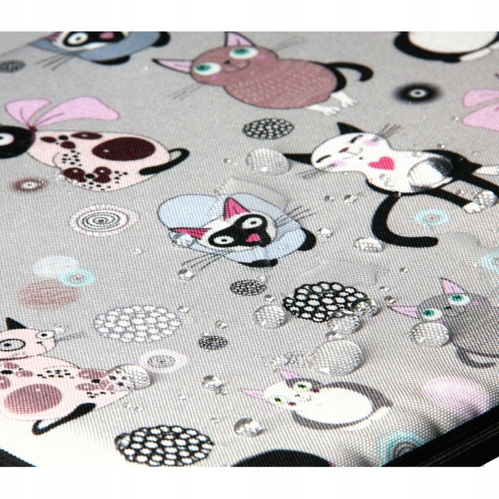 Katės pagalvė su raštais