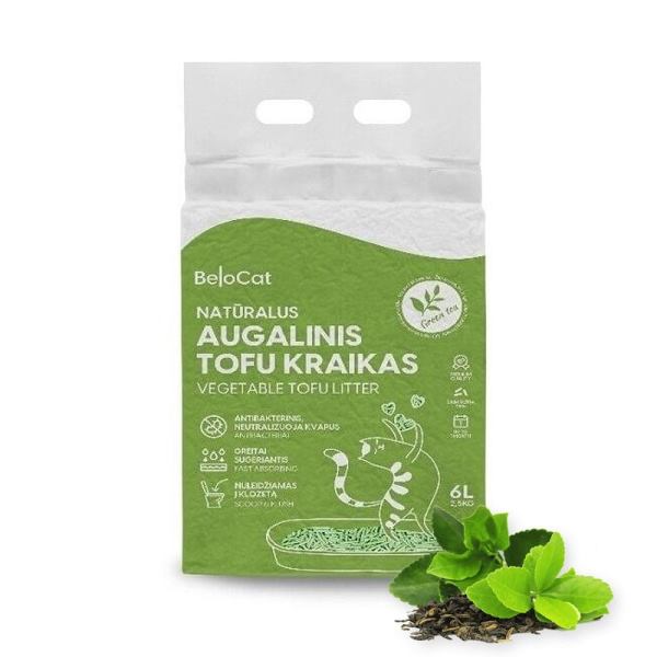 Belocat TOFU kraikas 6L/2,5kg (Žalios arbatos kv.)
