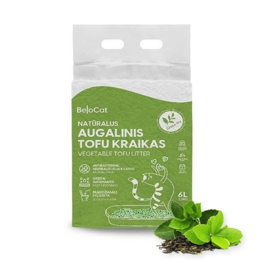 Belocat TOFU kraikas 6L/2,5kg (Žalios arbatos kv.)