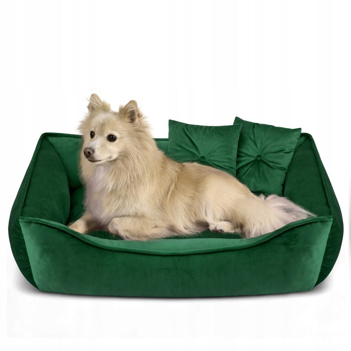 Minkštas aksominis šuns guolis 70x50 cm