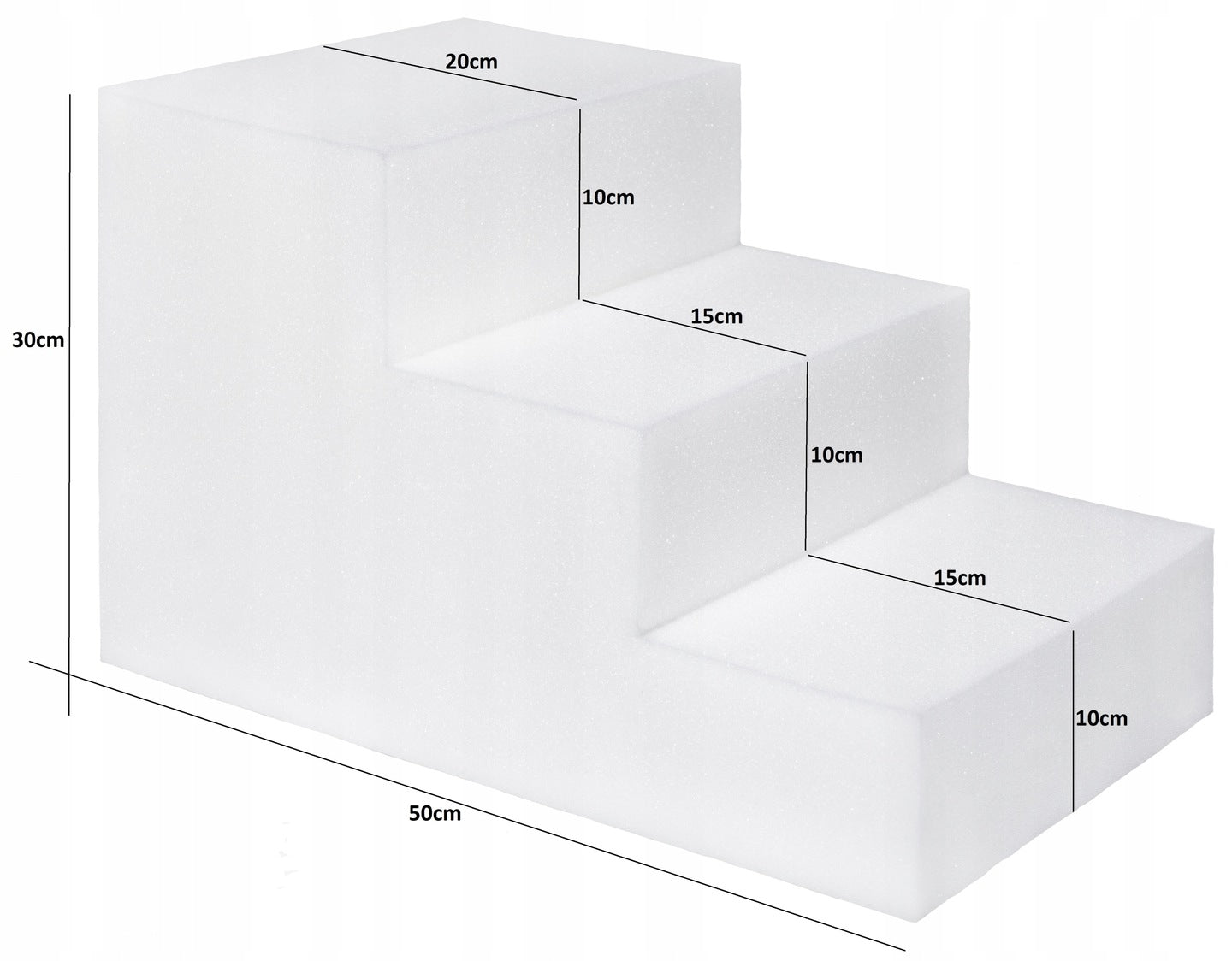 Stabilūs šunų laiptai rampos platforma 30cm velvetas, pilka