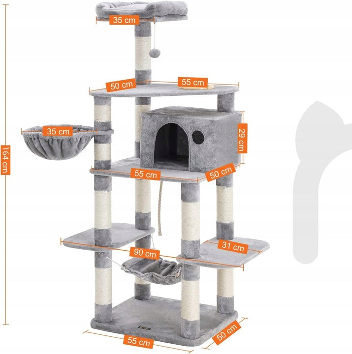 Kačių draskyklė, šviesiai pilka XXL