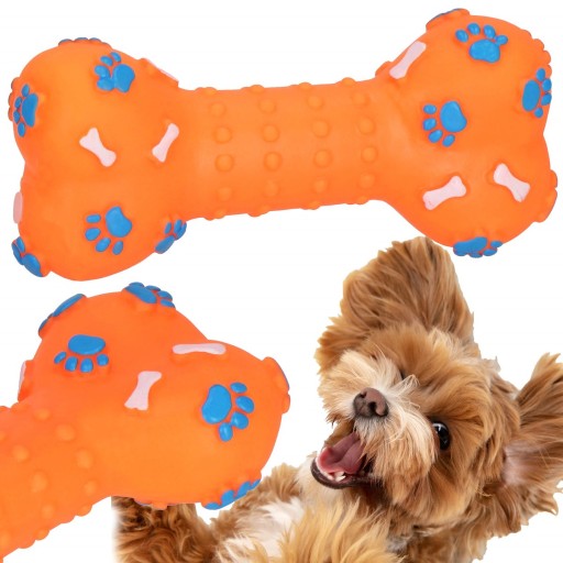 Guminis cypiantis žaislas "Bone"