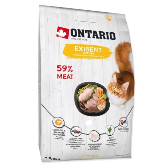 Ontario Cat Exigent 6,5kg (Išrankioms)
