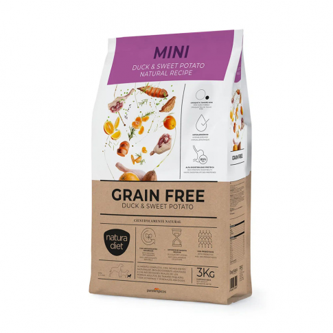 GF Duck & Sweet Potato MINI sausas maistas suaugusiems mažų veislių šunims
