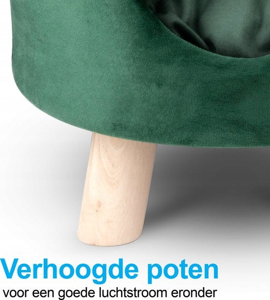 Kačių guolis/pufas, žalias