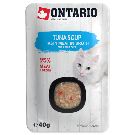 Ontario Cat Soup Tuna with vetebles 40g (Sriuba)