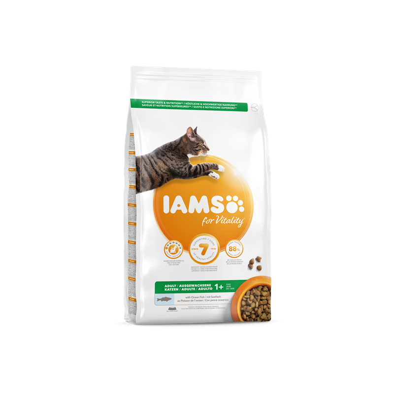 IAMS Adult Cat (žuvimi) 10kg