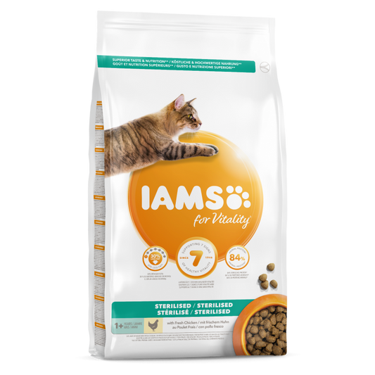 IAMS Sterilised Cat (vištiena) 10kg