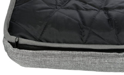 Nero Guolis su uždengimu sofai, keturkampis, 90x90 cm, šv. pilkas