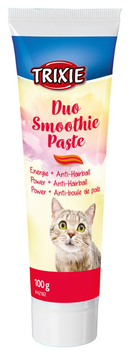 TRIXIE Duo Smoothie energiją stiprinanti ir virškinimą gerinanti pasta katėms, 100 g