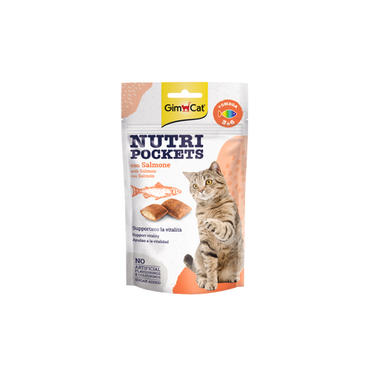 GIMCAT NUTRI POCKETS Fish with Salmon 60 G