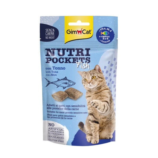 GIMCAT NUTRI POCKETS Fish with Tuna 60 G