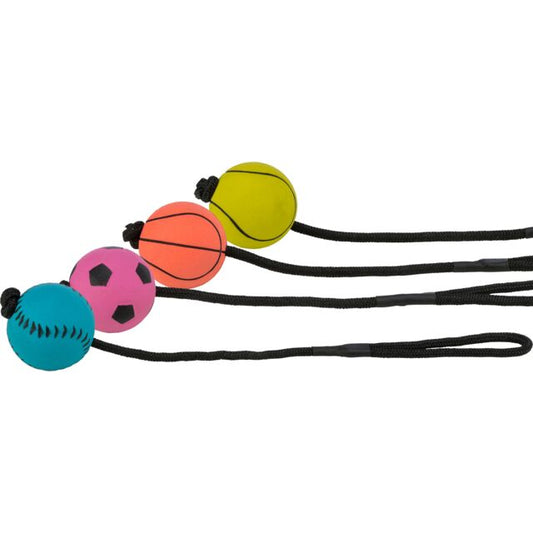 Trixie Sport kamuolys su virve, plūduriuojantis, putų guma, ø 6-30 cm