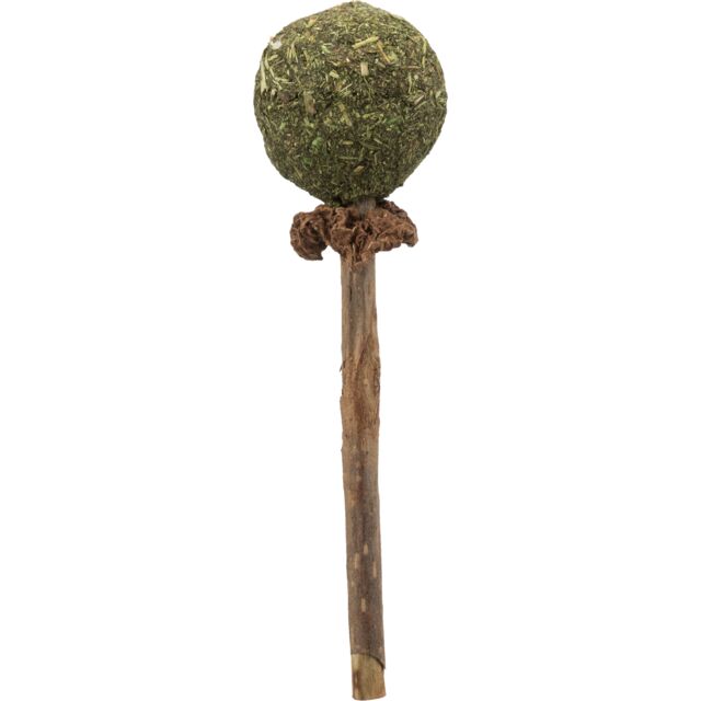 Žaislas katei Trixie Matatabi lazdelė su katžolės kamuoliuku, 11 cm