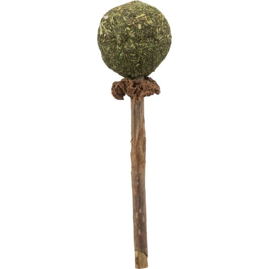 Žaislas katei Trixie Matatabi lazdelė su katžolės kamuoliuku, 11 cm