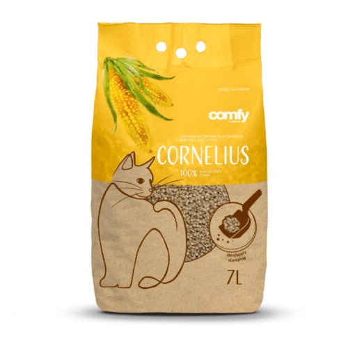Comfy Cornelius Natural 7L kukurūzinis kraikas