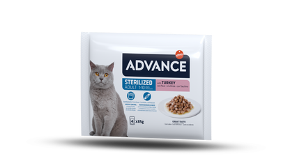 AC Wet Sterilized Turkey Flow 4*85g