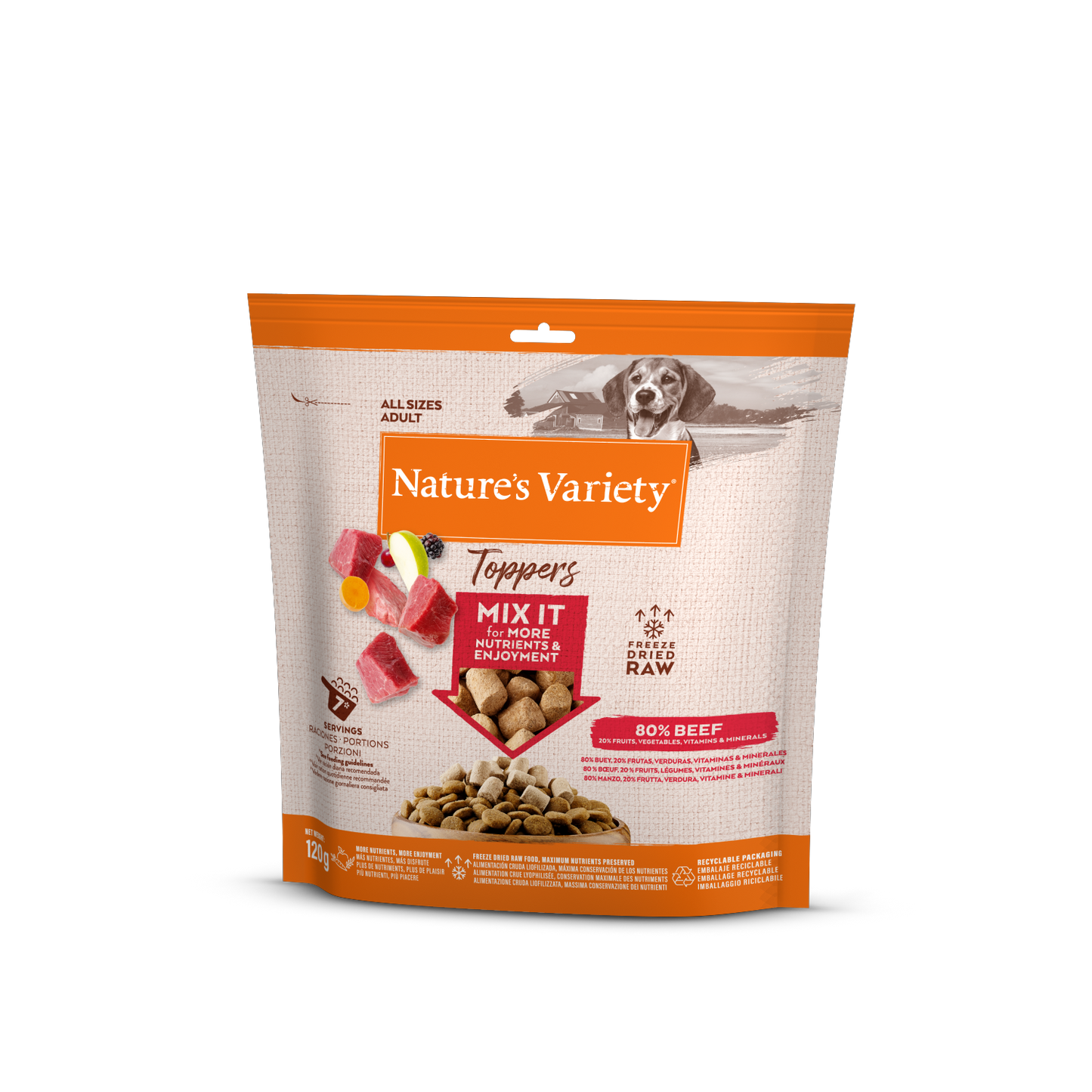NV Toppers (jautiena) 120 g